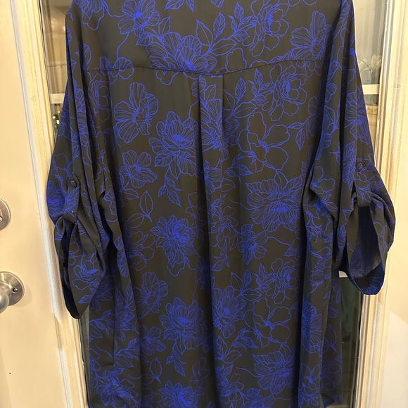 Harper Georgette Pullover 3/4 Sleeve Tunic - Picture 6 of 6